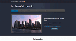 Desktop Screenshot of drbeauchiropractor.com