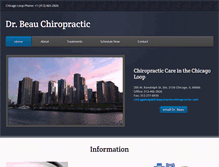 Tablet Screenshot of drbeauchiropractor.com